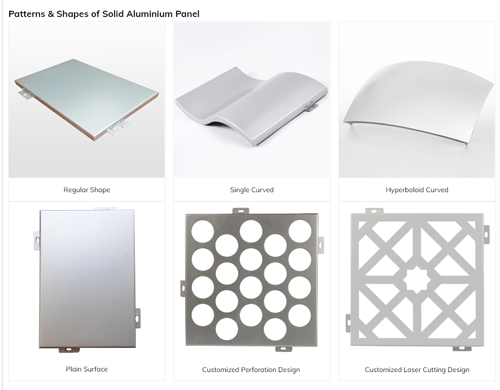placa de aluminio sólido placa de aluminio sólido
