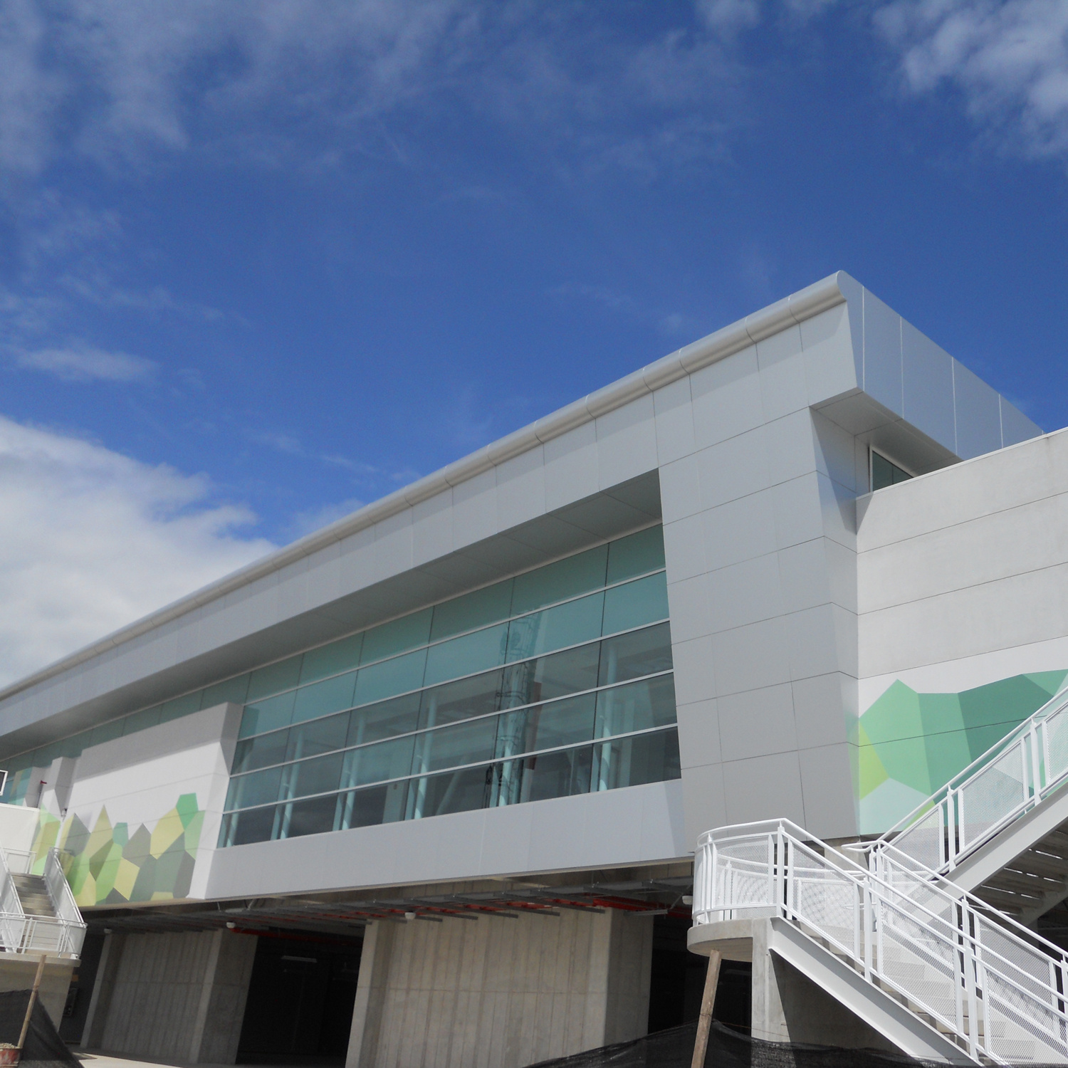 Revestimiento de pantalla de lluvia de casete de aluminio 2